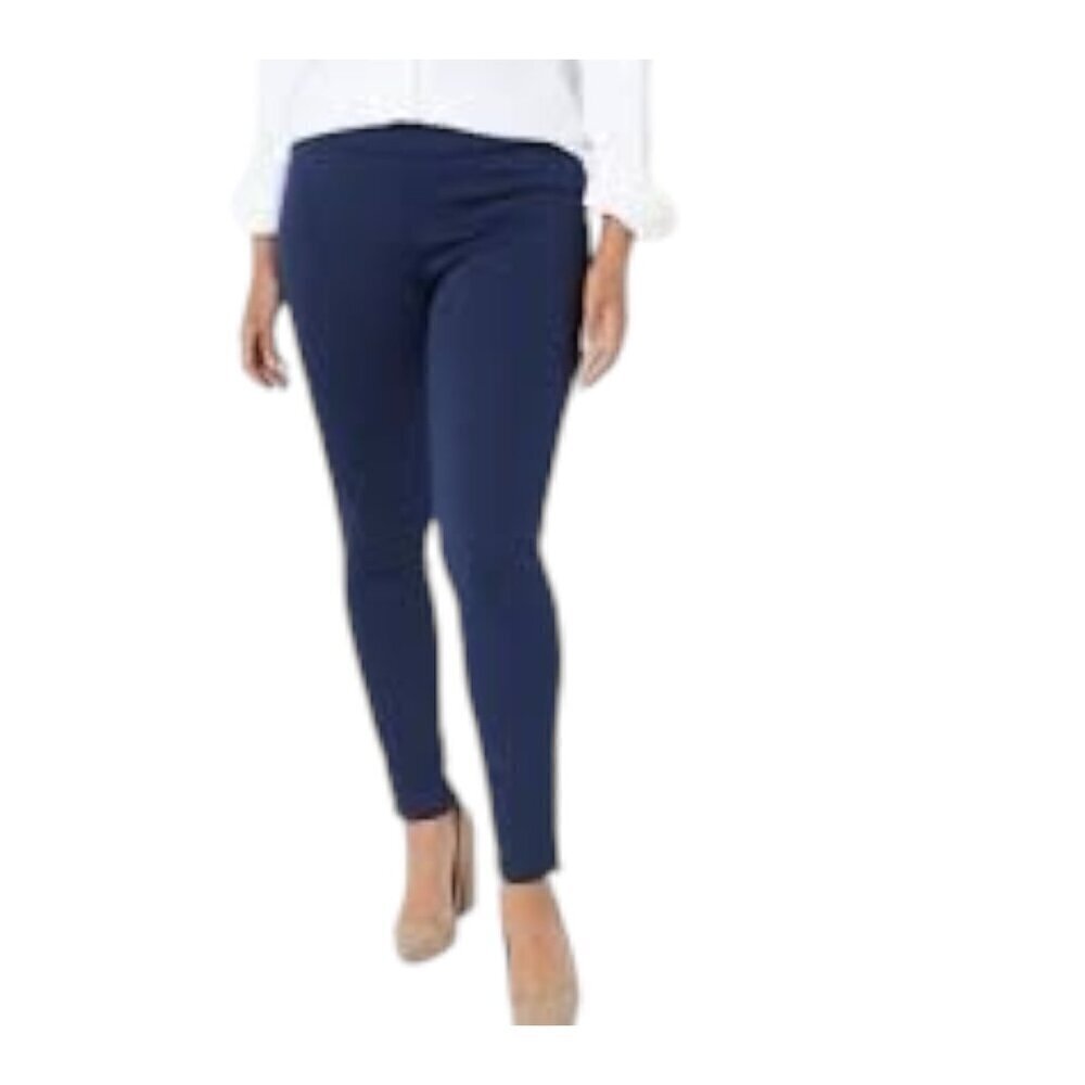 NYDJ Samantha Navy Slim Ponte Pants 2P